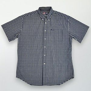 Ralph Lauren Chaps Shirt Men' Size L Color Blue Plaid Cotton